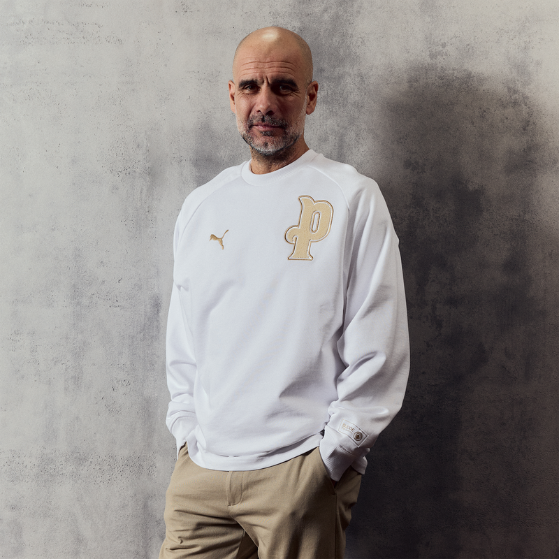 MCFC LW MENS DECADE CREWNECK - PUMA White-PUMA Black